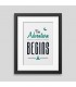 The adventure begins Framed poster
